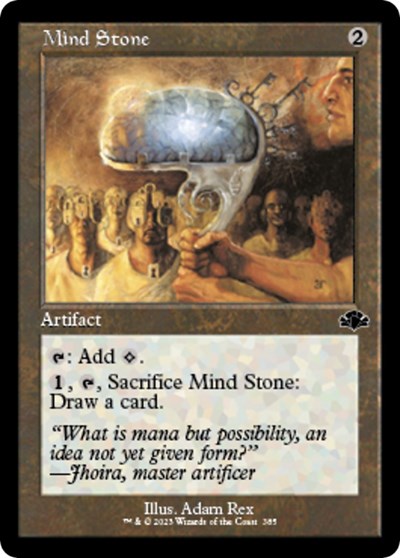 Mind Stone Retro Frame (DMR) #385 Common (Lightly Played) Dominaria Remastered Magic: The Gathering: 2023