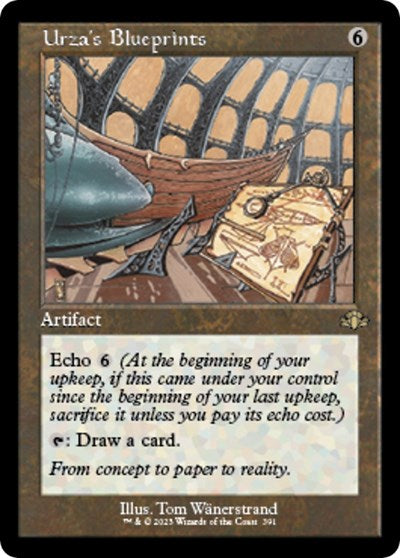Urzas Blueprints Retro Frame (DMR) #391 Rare (Near Mint) Dominaria Remastered Magic: The Gathering: 2023