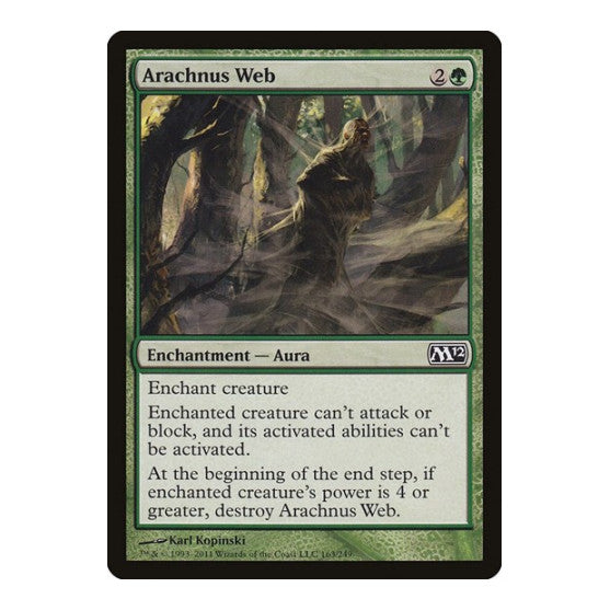 Arachnus Web (M12) #163 Common Magic 2012 (M12) Magic: The Gathering: 2011
