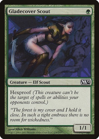 Gladecover Scout (M12) #178 Common Magic 2012 (M12) Magic: The Gathering: 2011