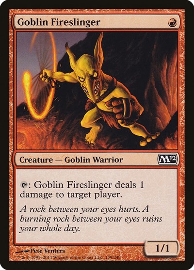 Goblin Fireslinger (M12) #139 Common Magic 2012 (M12) Magic: 2011