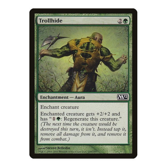 Trollhide (M12) #199 Common Magic 2012 (M12) Magic: The Gathering: 2011