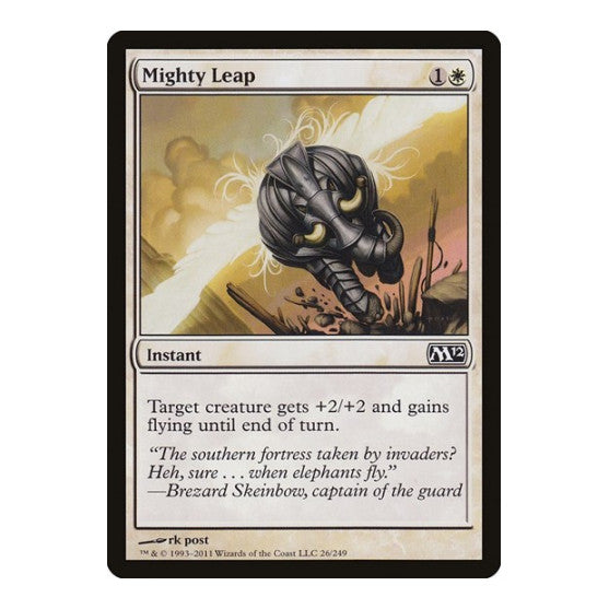 Mighty Leap (M12) #26 Common (Lightly Played) Magic 2012 (M12) Magic: The Gathering: 2011