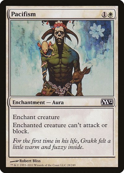 Pacifism (M12) #28 Common (Moderately Played) Magic 2012 (M12) Magic: 2011