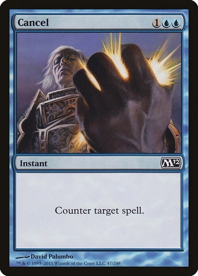 Cancel (M12) #47 Common (Lightly Played) Magic 2012 (M12) Magic: The Gathering: 2011