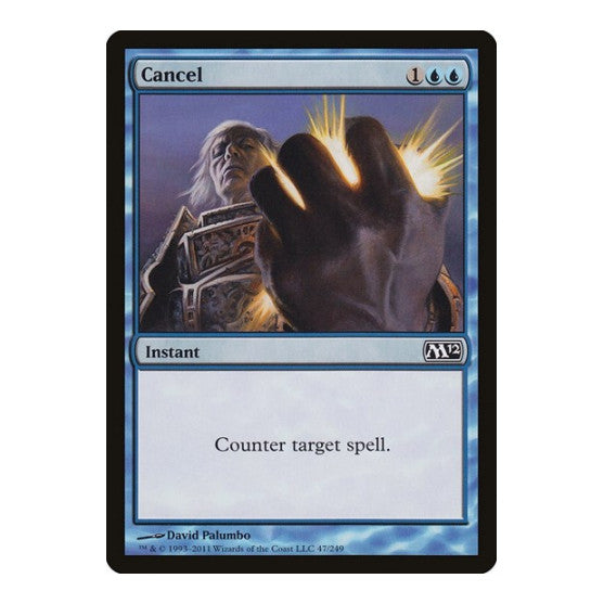 Cancel (M12) #47 Common (Lightly Played) Magic 2012 (M12) Magic: The Gathering: 2011