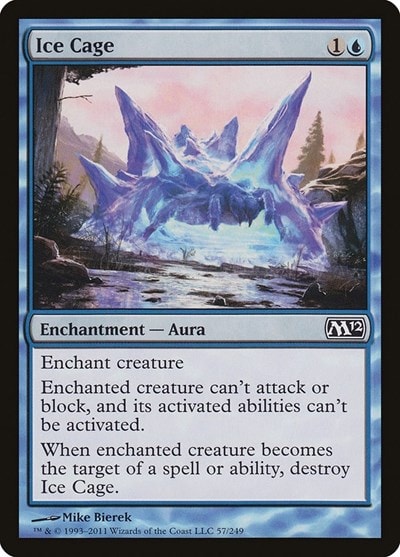 Ice Cage (M12) #57 Common Magic 2012 (M12) Magic: The Gathering: 2011