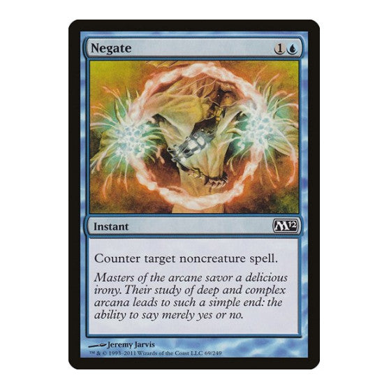 Negate (M12) #69 Common (Lightly Played) Magic 2012 (M12) Magic: The Gathering: 2011