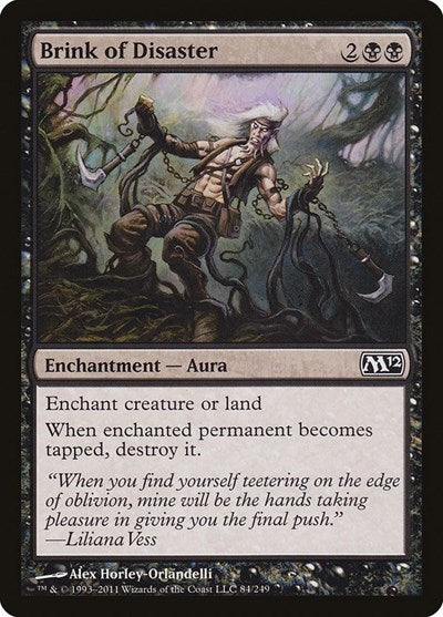 Brink of Disaster (M12) #84 Common (Lightly Played) Magic 2012 (M12) Magic: 2011