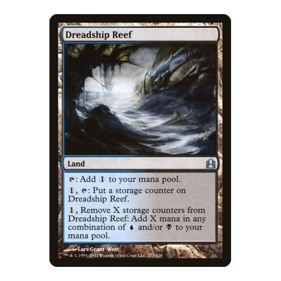 Dreadship Reef (CMD) #271 Uncommon (Lightly Played) Commander Magic: The Gathering: 2011