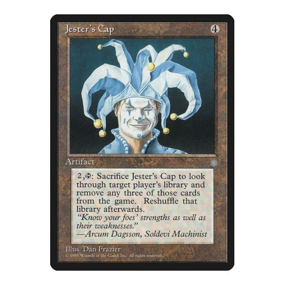 Jesters Cap (ICE) #299 Rare (Heavily Played) Ice Age Magic: The Gathering: 1995