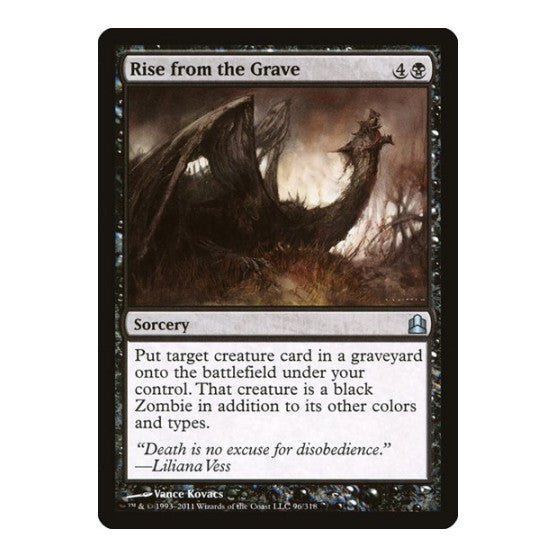 Rise from the Grave (CMD) #96 Uncommon (Lightly Played) Commander Magic: The Gathering: 2011