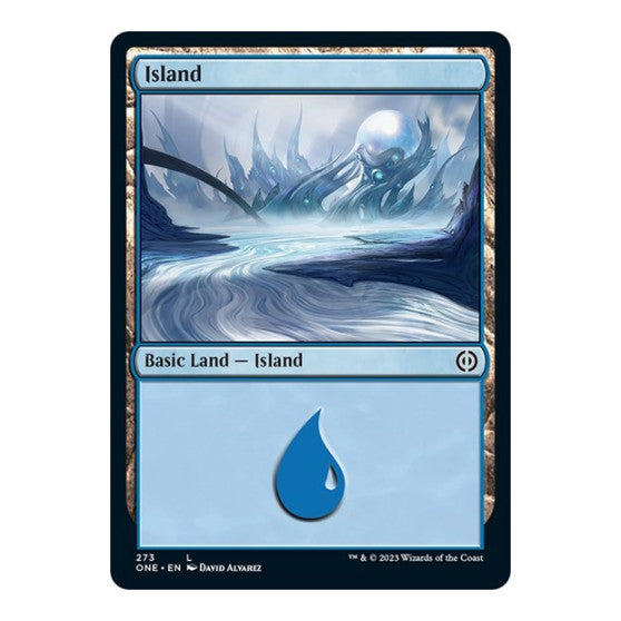 Island 273 (ONE) #273 Land (Foil Lightly Played) Phyrexia: All Will Be One Magic: The Gathering: 2023