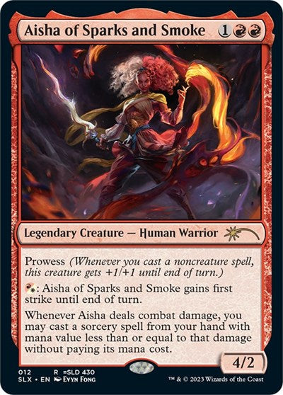 Aisha of Sparks and Smoke (SLX) #12 Rare (Near Mint) SLX Cards Magic: The Gathering: 2026
