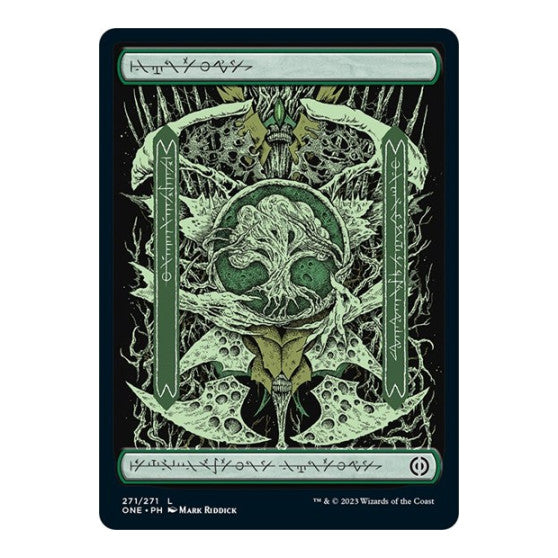Forest (271) - Full Art (ONE) #271 Land (Lightly Played) Phyrexia: All Will Be One Magic: The Gathering: 2023