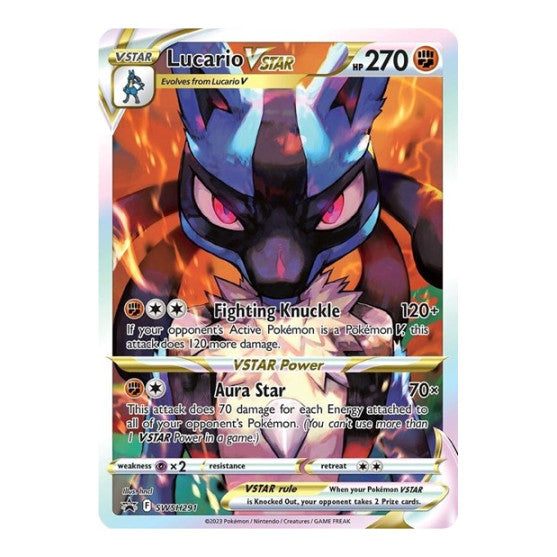 Lucario VSTAR SWSH291 (SWSD) #SWSH291 Promo (Holofoil Near Mint) SWSH: Sword & Shield Promo Cards Pokemon: 2019