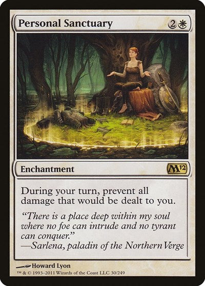 Personal Sanctuary (M12) #30 Rare Magic 2012 (M12) Magic: The Gathering: 2011