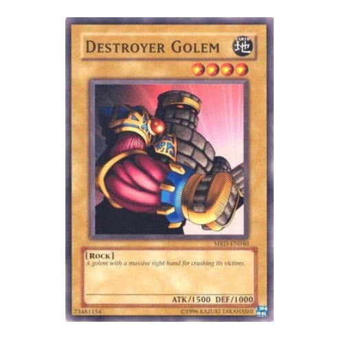 Destroyer Golem (MRD-EN) #MRD-EN040 Common (Unlimited Near Mint) Metal Raiders (Worldwide English) YuGiOh: 2004
