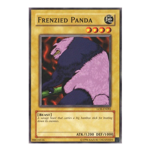 Frenzied Panda (LOB-EN) #LOB-EN081 Common (Unlimited Near Mint) Legend of Blue Eyes White Dragon (Worldwide English) YuGiOh: 2005