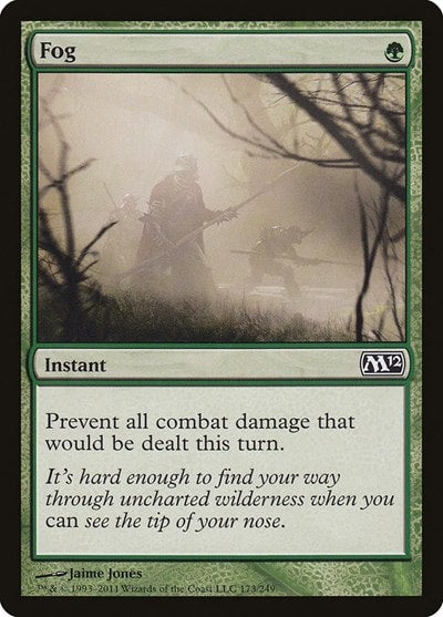 Fog (M12) #173 Common (Moderately Played) Magic 2012 (M12) Magic: The Gathering: 2011