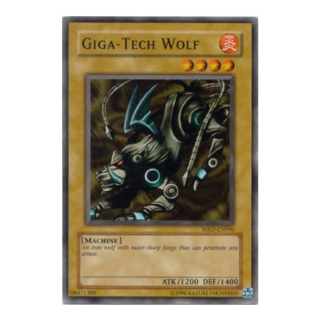 Giga-Tech Wolf (MRD-EN) #MRD-EN096 Common (Unlimited Near Mint) Metal Raiders (Worldwide English) YuGiOh: 2004