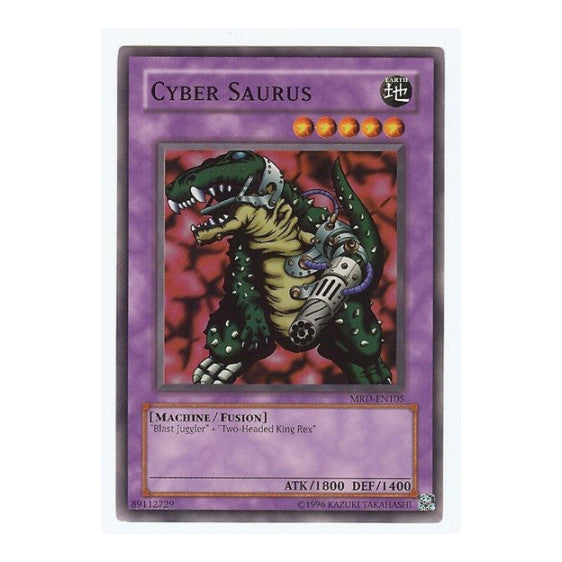 Cyber Saurus (MRD-EN) #MRD-EN105 Common (Unlimited Lightly Played) Metal Raiders (Worldwide English) YuGiOh: 2004