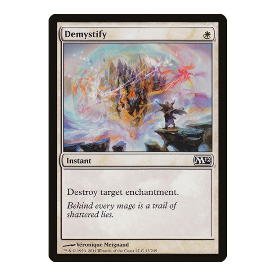 Demystify (M12) #13 Common (Lightly Played) Magic 2012 (M12) Magic: The Gathering: 2011