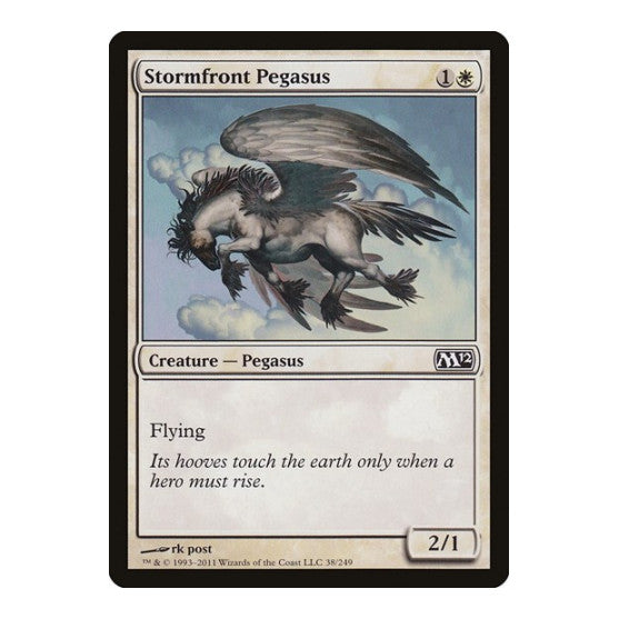Stormfront Pegasus (M12) #38 Common (Lightly Played) Magic 2012 (M12) Magic: The Gathering: 2011