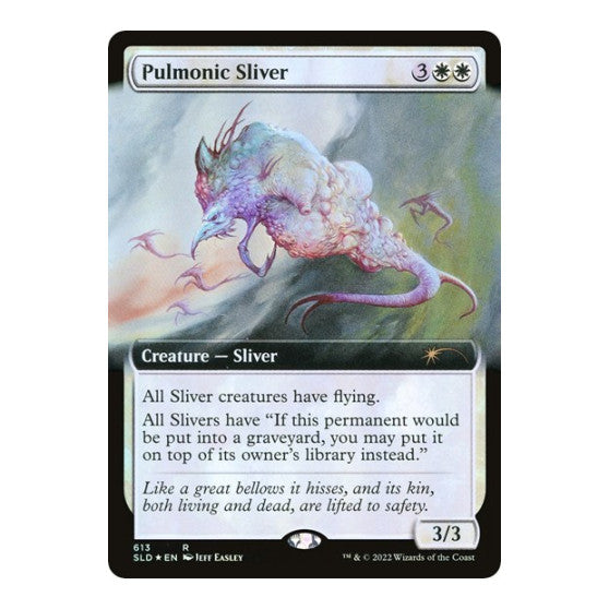 Pulmonic Sliver (Extended Art) (SLD) #613 Rare (Foil Lightly Played) Secret Lair Drop Series Magic: The Gathering: 2026