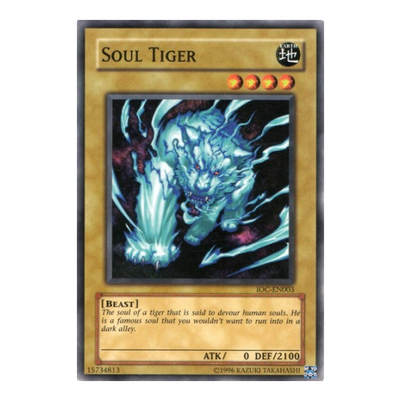 Soul Tiger (IOC-EN) #IOC-EN003 Common (Unlimited Near Mint) Invasion of Chaos (Worldwide English) YuGiOh: 2007