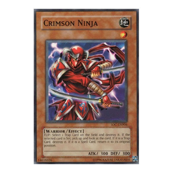 Crimson Ninja (IOC-EN) #IOC-EN006 Common (Unlimited Near Mint) Invasion of Chaos (Worldwide English) YuGiOh: 2007