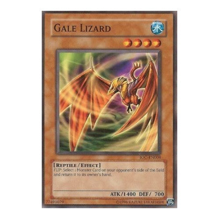 Gale Lizard (IOC-EN) #IOC-EN008 Common (Unlimited Near Mint) Invasion of Chaos (Worldwide English) YuGiOh: 2007