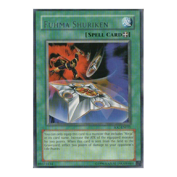 Fuhma Shuriken (IOC-EN) #IOC-EN031 Rare (Unlimited Lightly Played) Invasion of Chaos (Worldwide English) YuGiOh: 2007