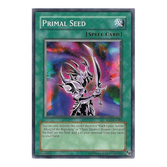 Primal Seed (IOC-EN) #IOC-EN042 Common (Unlimited Near Mint) Invasion of Chaos (Worldwide English) YuGiOh: 2007