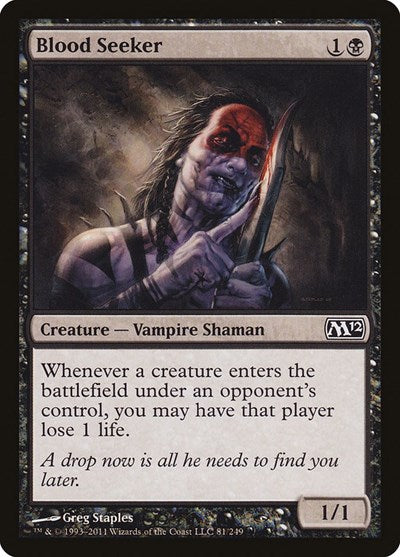 2011 Magic: Magic 2012 (M12) (M12) - Blood Seeker (#81, Common) (Lightly Played)