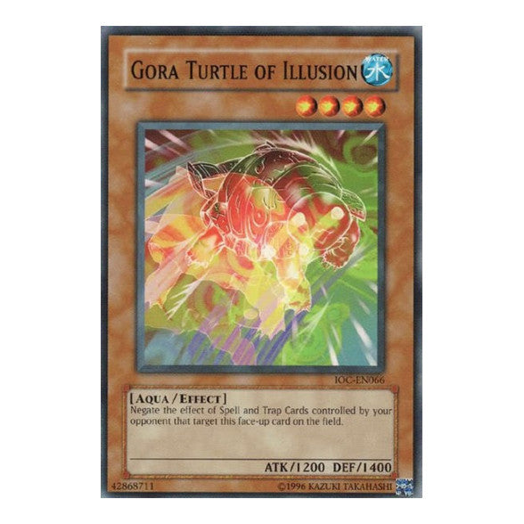 Gora Turtle of Illusion (IOC-EN) #IOC-EN066 Common (Unlimited Near Mint) Invasion of Chaos (Worldwide English) YuGiOh: 2007