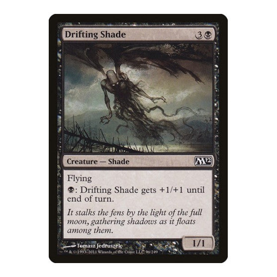 Drifting Shade (M12) #96 Common (Lightly Played) Magic 2012 (M12) Magic: The Gathering: 2011