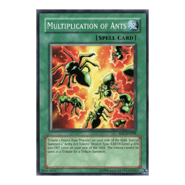 Multiplication of Ants (IOC-EN) #IOC-EN098 Common (Unlimited Lightly Played) Invasion of Chaos (Worldwide English) YuGiOh: 2007