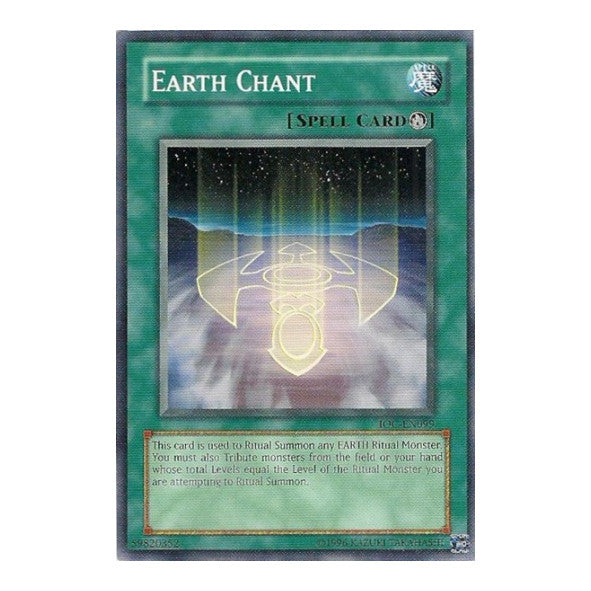 Earth Chant (IOC-EN) #IOC-EN099 Common (Unlimited Near Mint) Invasion of Chaos (Worldwide English) YuGiOh: 2007