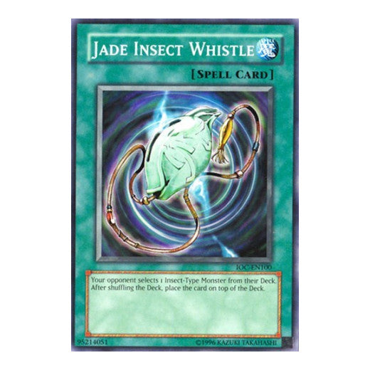 Jade Insect Whistle (IOC-EN) #IOC-EN100 Common (Unlimited Lightly Played) Invasion of Chaos (Worldwide English) YuGiOh: 2007