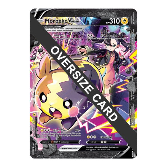 Morpeko V-Union (SWSH287-290) (PR) #SWSH290 Promo (Holofoil Moderately Played) Jumbo Cards Pokemon: 2015