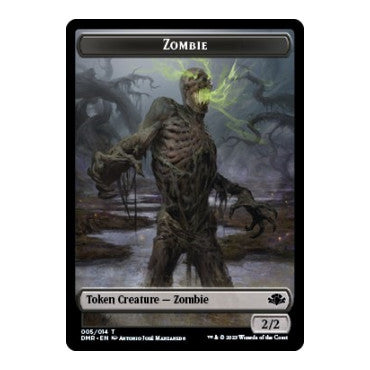 Zombie // Sheep Double-sided Token (DMR) #5 // 12 T (Foil Near Mint) Dominaria Remastered Magic: The Gathering: 2023
