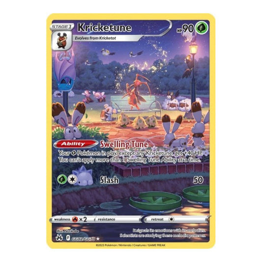 Kricketune (CRZ:GG) #GG02/GG70 Ultra Rare (Holofoil Near Mint) SWSH: Crown Zenith: Galarian Gallery Pokemon: 2023
