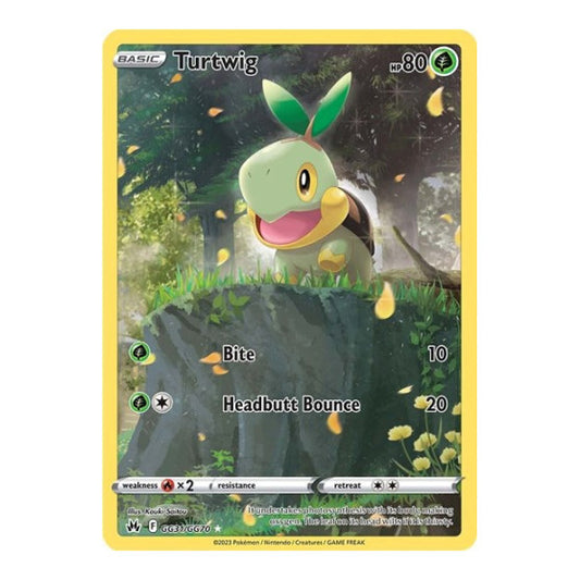 Turtwig (CRZ:GG) #GG31/GG70 Ultra Rare (Holofoil Near Mint) SWSH: Crown Zenith: Galarian Gallery Pokemon: 2023