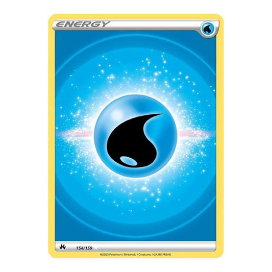 Water Energy (Texture Full Art) (CRZ) #154/159 Ultra Rare (Holofoil Near Mint) SWSH: Crown Zenith Pokemon: 2023