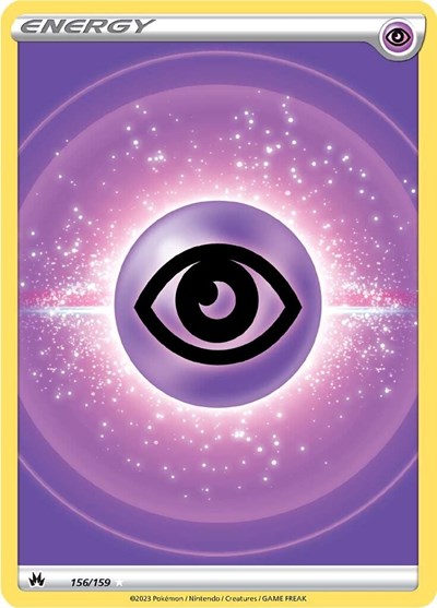 Psychic Energy Texture Full Art (CRZ) #156/159 Ultra Rare (Holofoil Near Mint) SWSH: Crown Zenith Pokemon: 2023