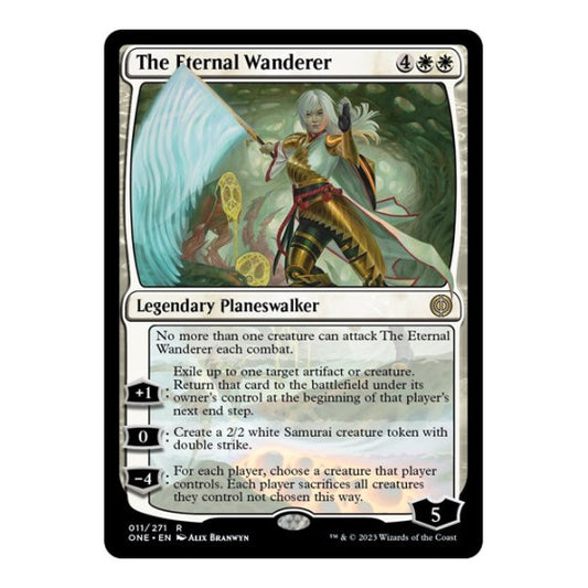 The Eternal Wanderer (ONE) #11 Rare (Lightly Played) Phyrexia: All Will Be One Magic: The Gathering: 2023
