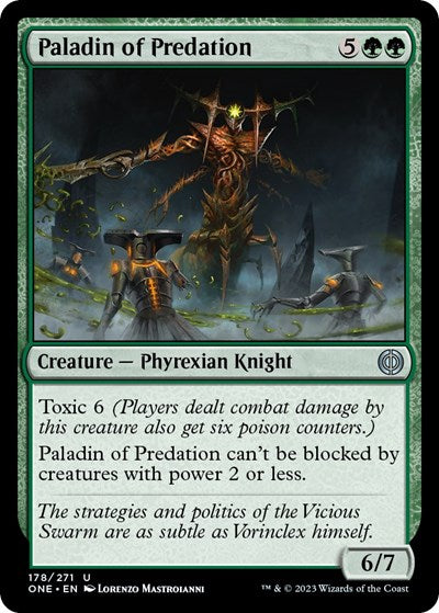 Paladin of Predation (ONE) #178 Uncommon (Lightly Played) Phyrexia: All Will Be One Magic: The Gathering: 2023
