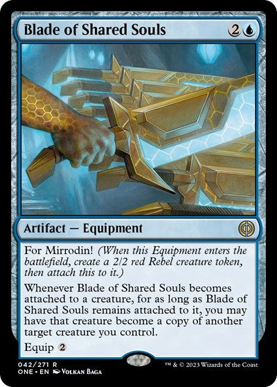 Blade of Shared Souls (ONE) #42 Rare (Lightly Played) Phyrexia: All Will Be One Magic: The Gathering: 2023