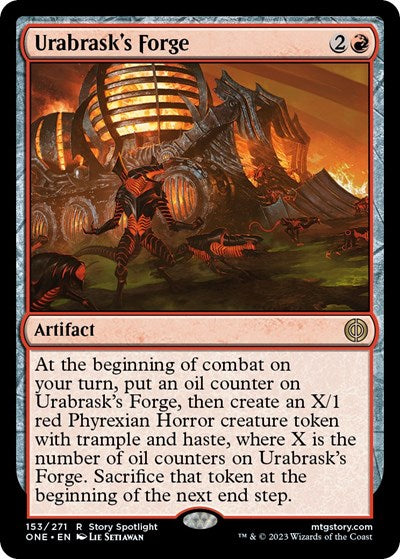 Urabrasks Forge (ONE) #153 Rare (Lightly Played) Phyrexia: All Will Be One Magic: The Gathering: 2023